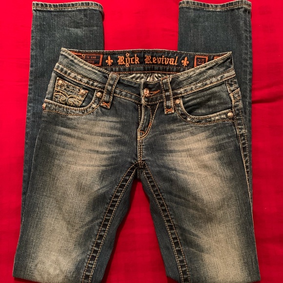 Rock Revival light/medium wash denim - Picture 2 of 3